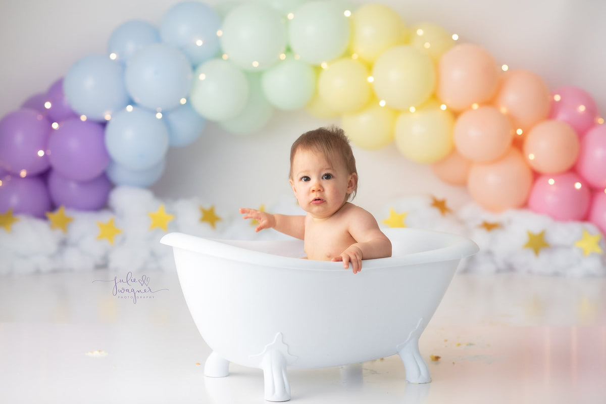 Rainbow Balloon Arch