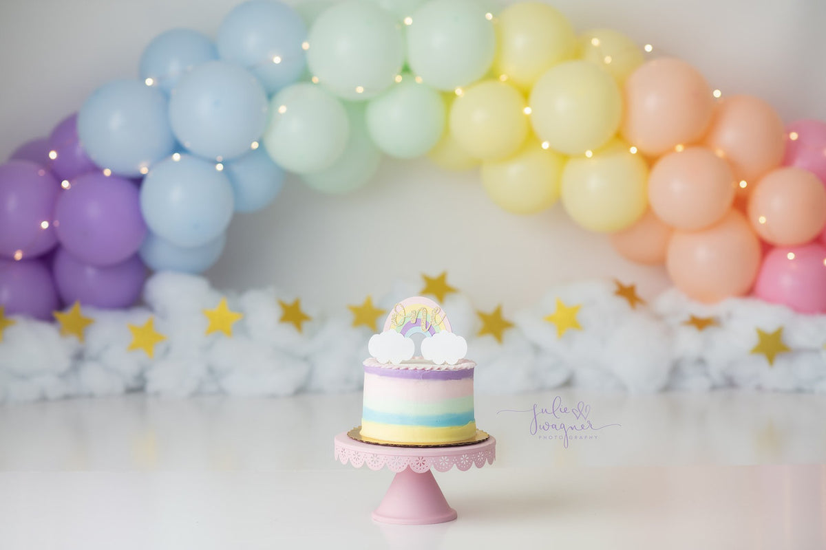Rainbow Balloon Arch