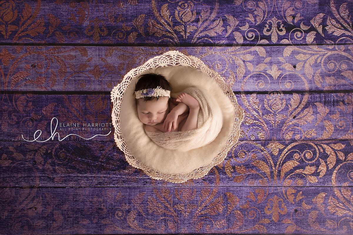 Violet Damask Wood