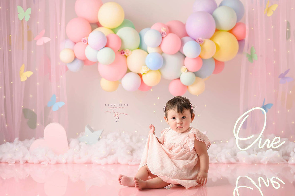 Pastel Butterfly Balloons