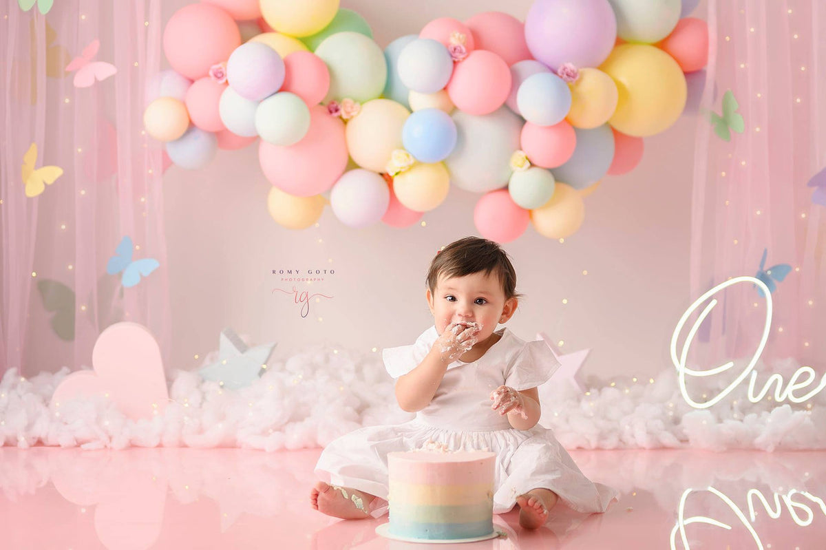 Pastel Butterfly Balloons