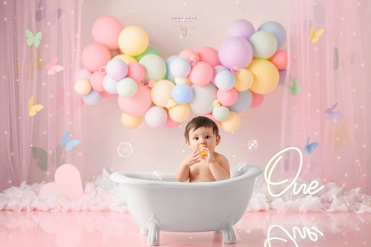 Pastel Butterfly Balloons