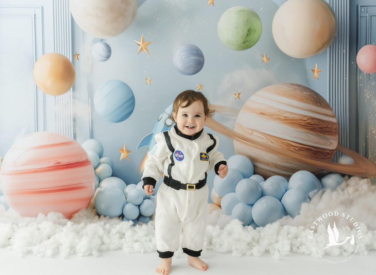 Space Stars & Moon