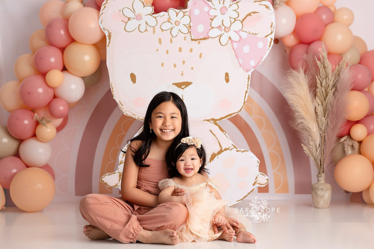 Boho Teddy Balloons