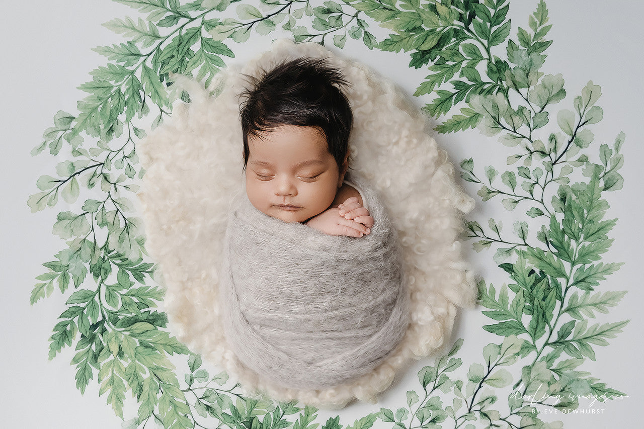 Verdant Wreath - Newborn Posing Fabric