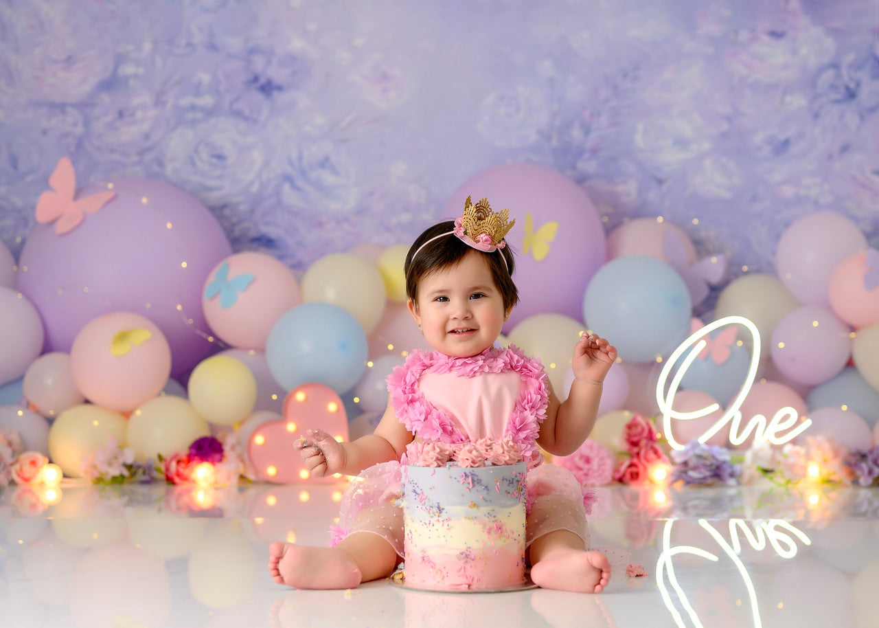 Pastel Butterfly Florals