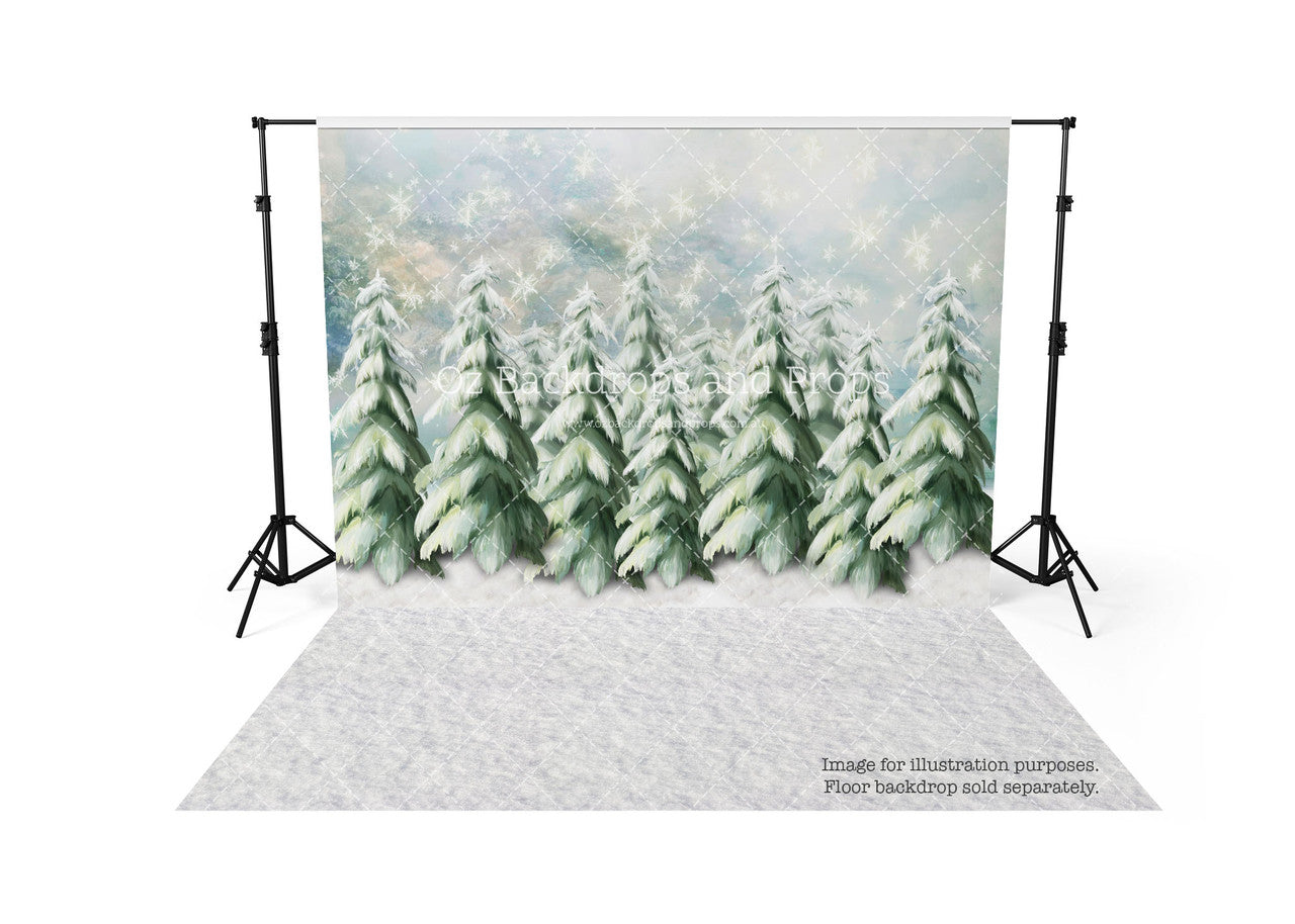 Soft Snowfall Pines