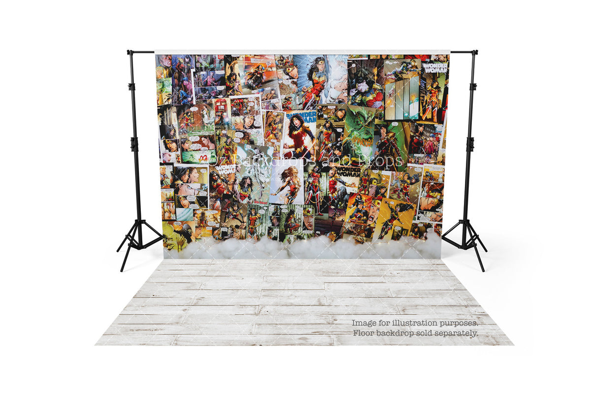 Wonder Woman Comic Wall