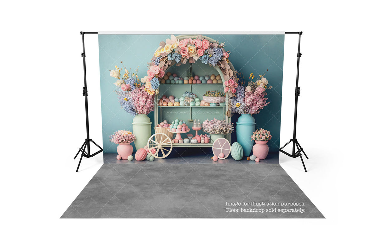 Pastel Easter Egg Cart