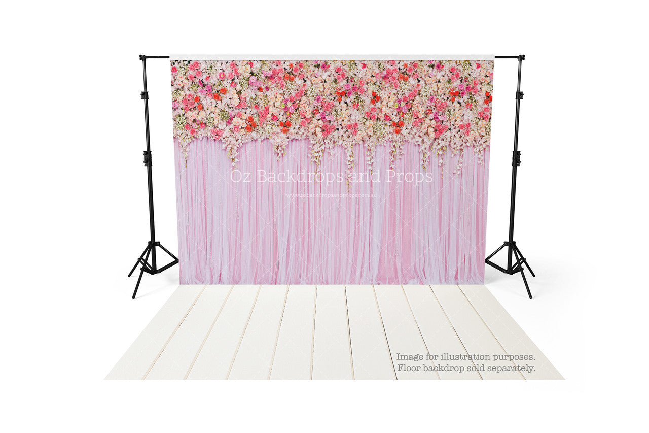 Pink Rose Curtain