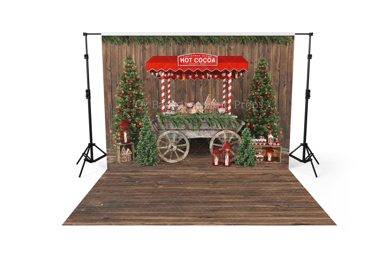 Christmas Cocoa Cart