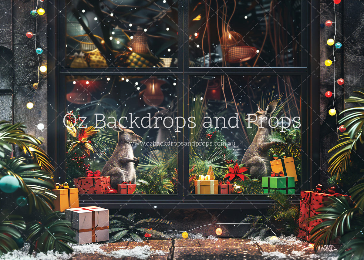 Aussie Christmas Window