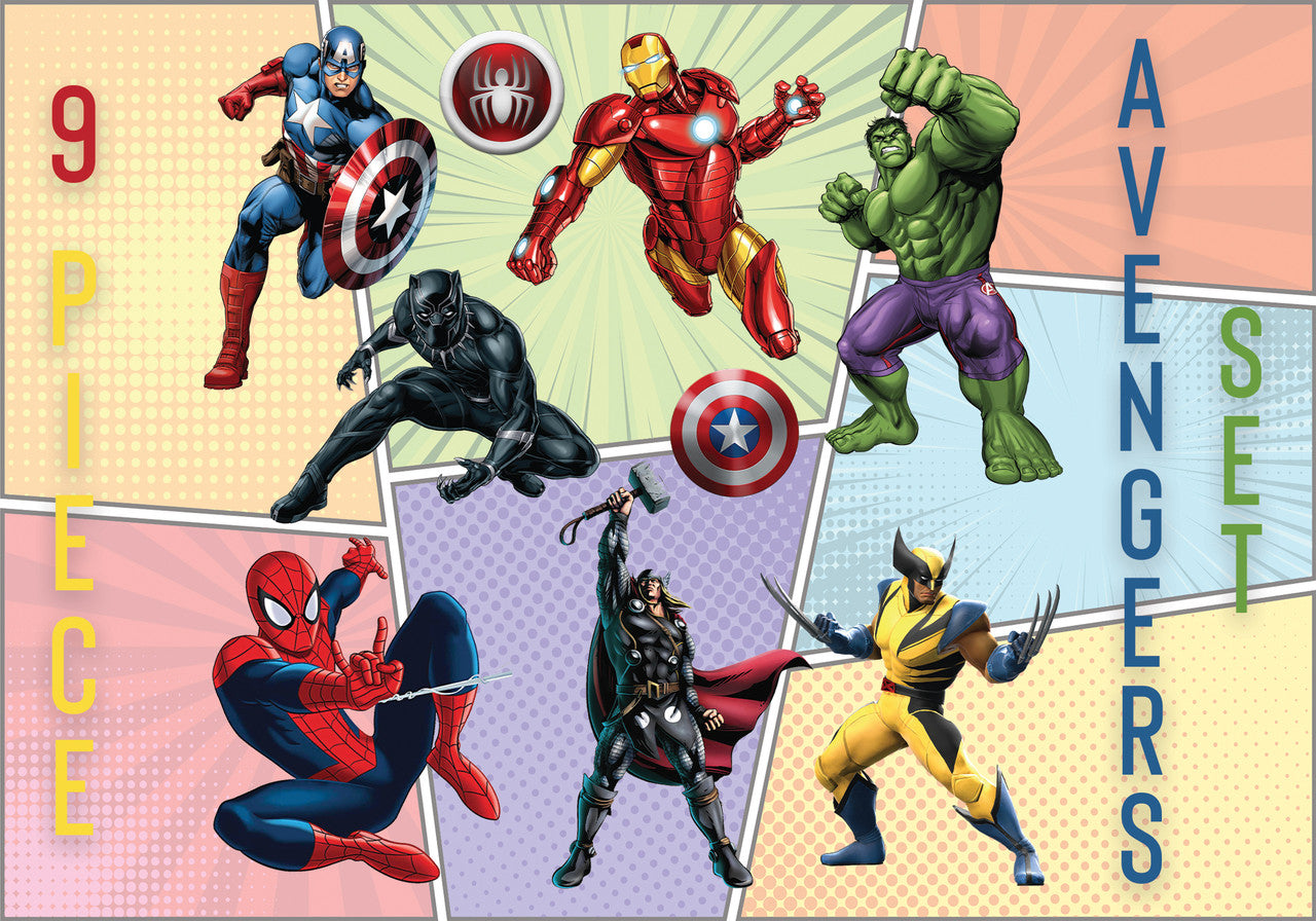 Avengers Cutout Set (9 Piece)