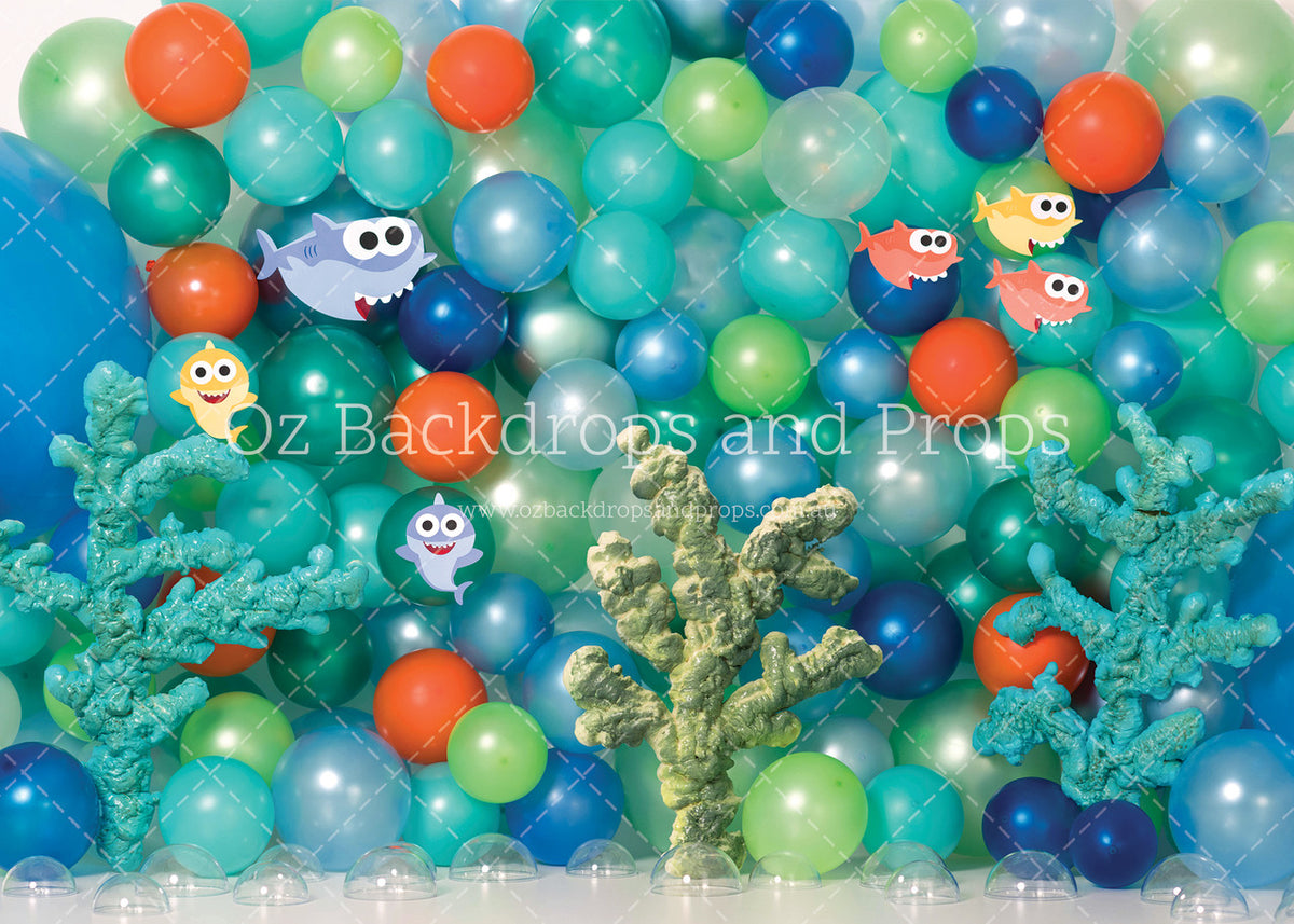 Baby Shark Balloon Wall