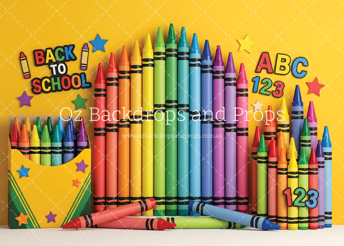 Back to School Crayons