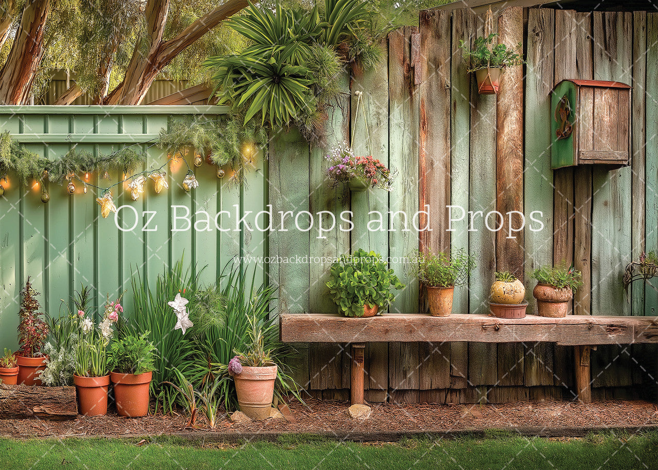 Backyard Baubles Fence