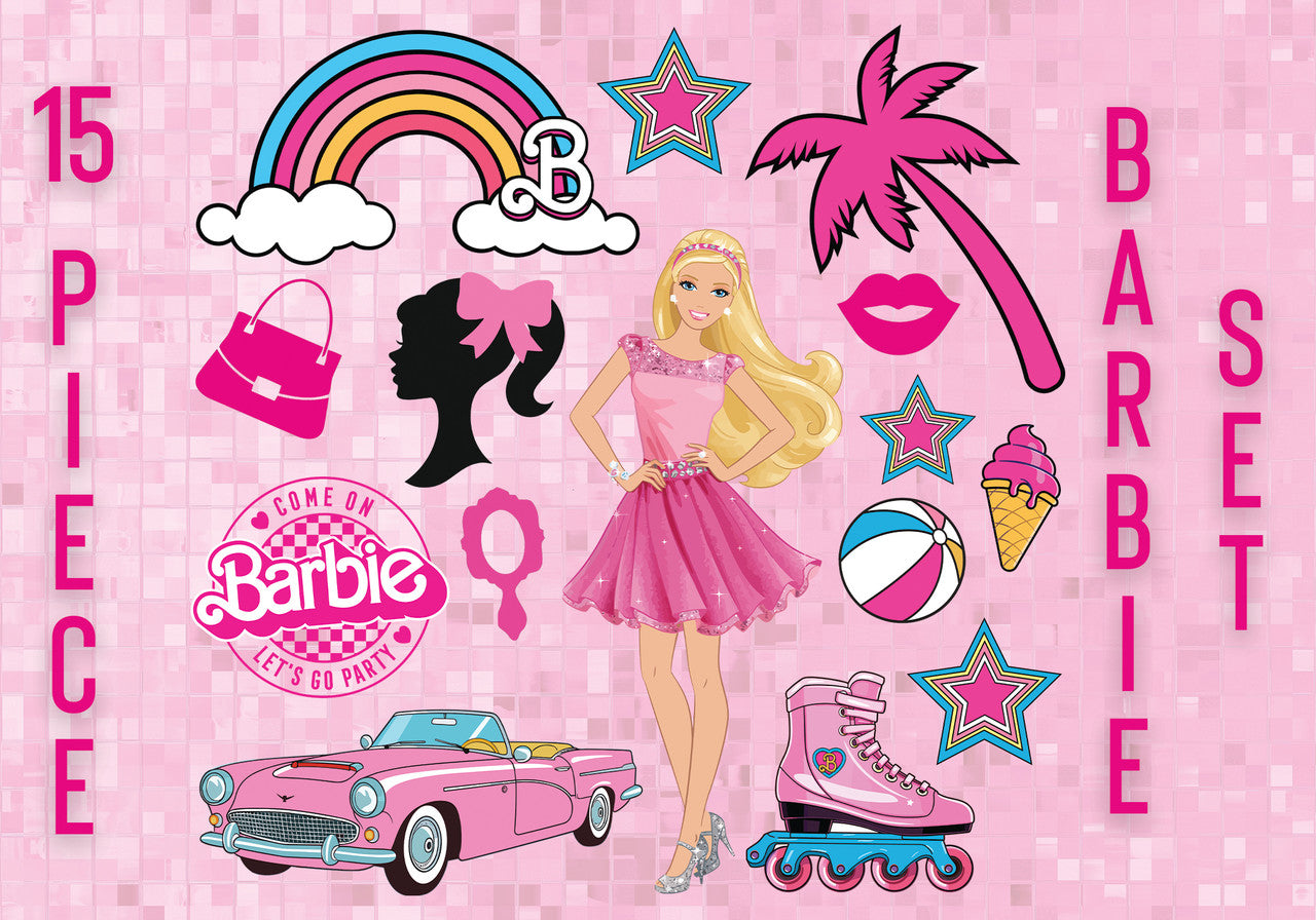 Barbie Cutout Set (15 Piece)