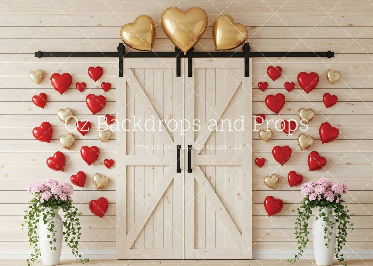 Barn Door Hearts