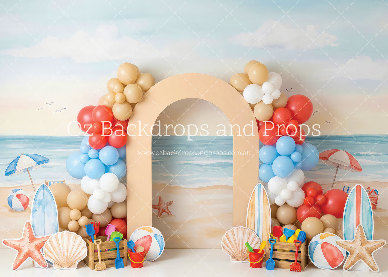 Beachfront Balloon Arch