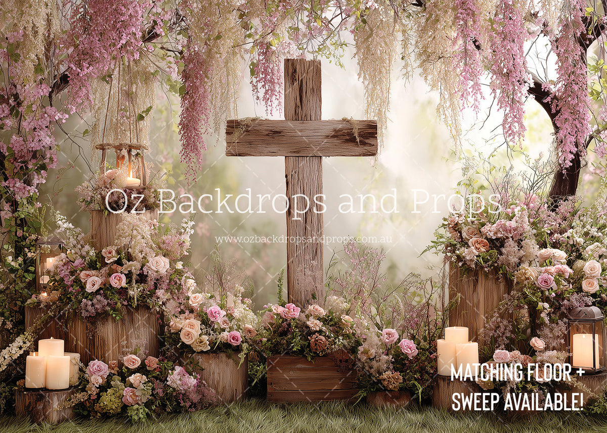 Beautiful Floral Cross
