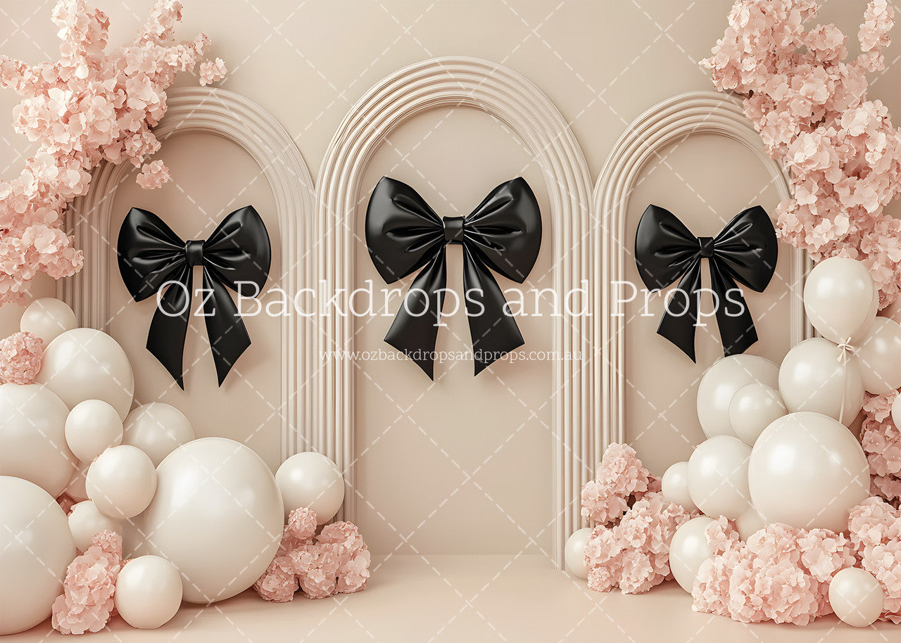 Black Bow Balloons