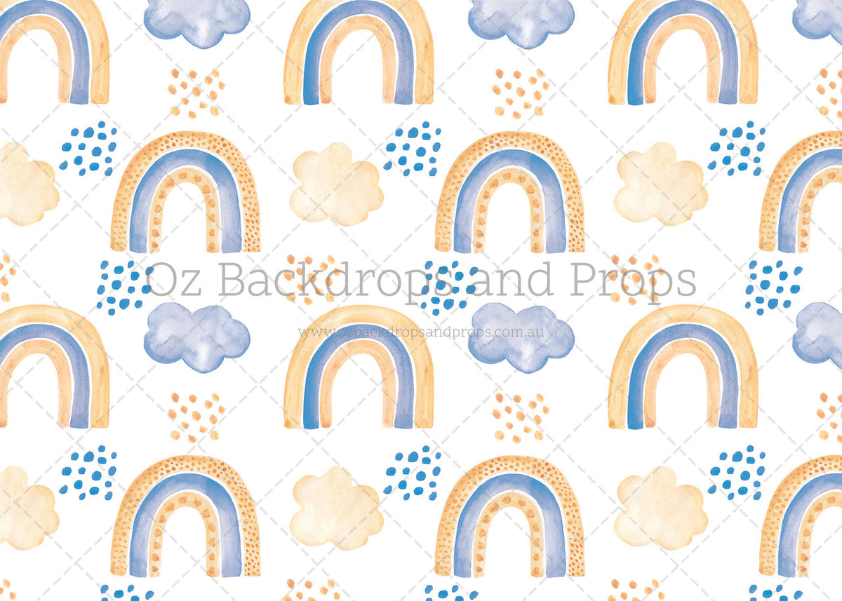 Blue & Gold Rainbows