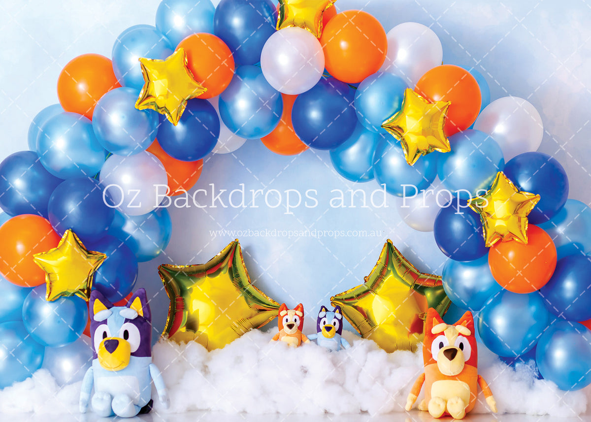 Bluey Balloon Arch