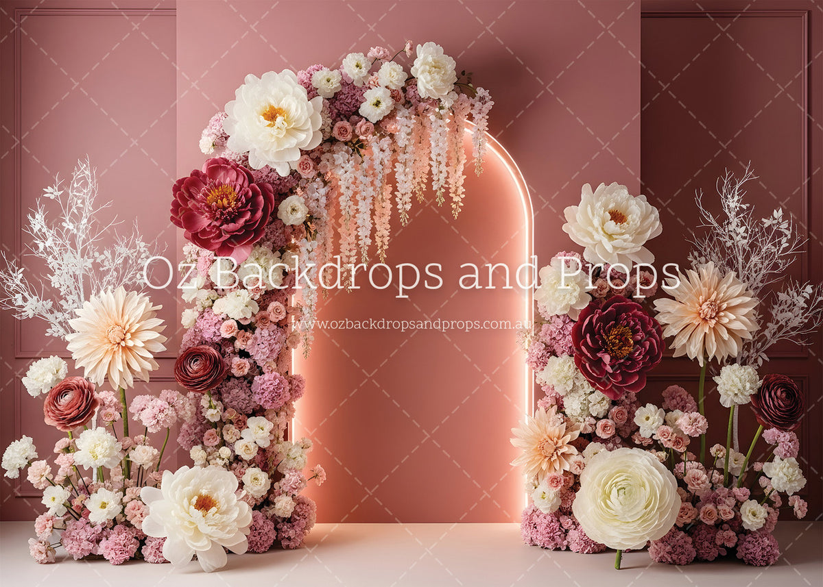 Blush Wall Flowers