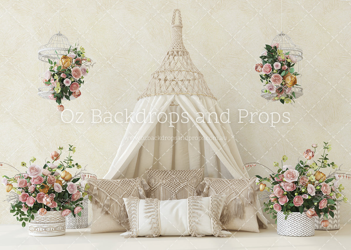Boho Canopy - Painted Wall