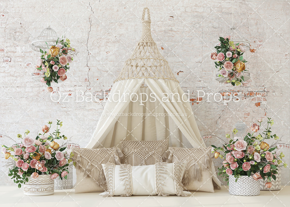 Boho Canopy - Prague Brick