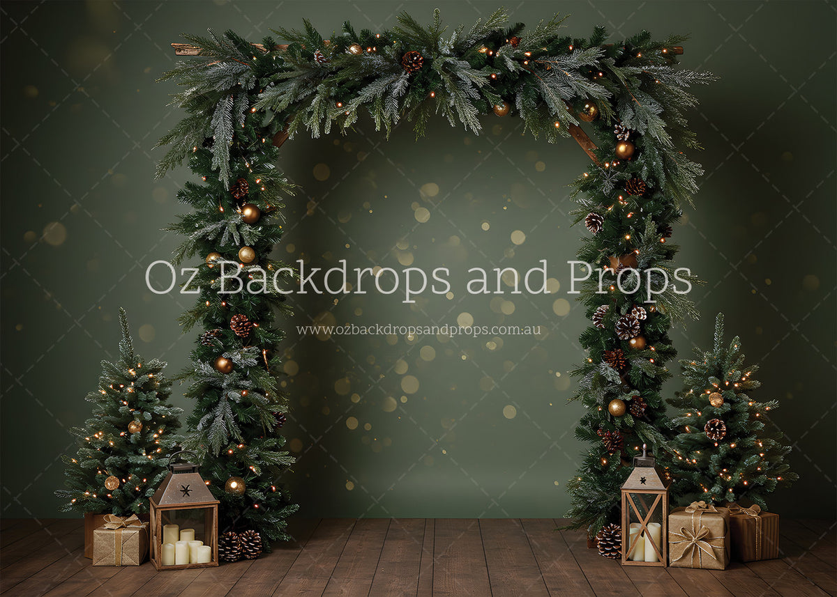 Boho Christmas Arch