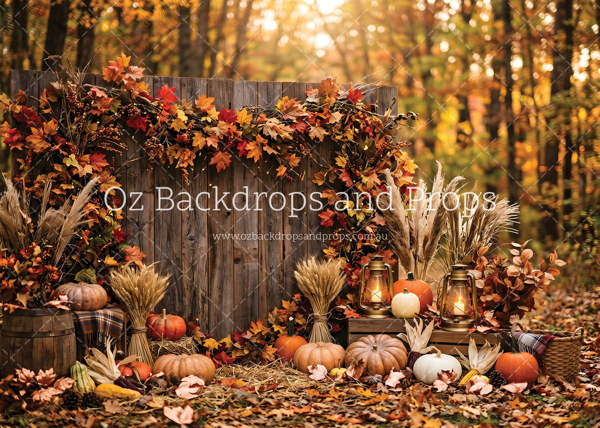 Boho Fall Fence