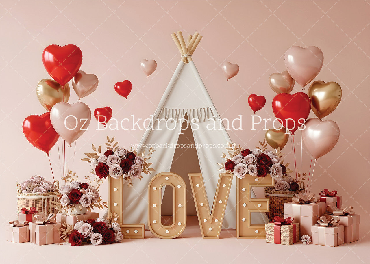 Boho Love Tent