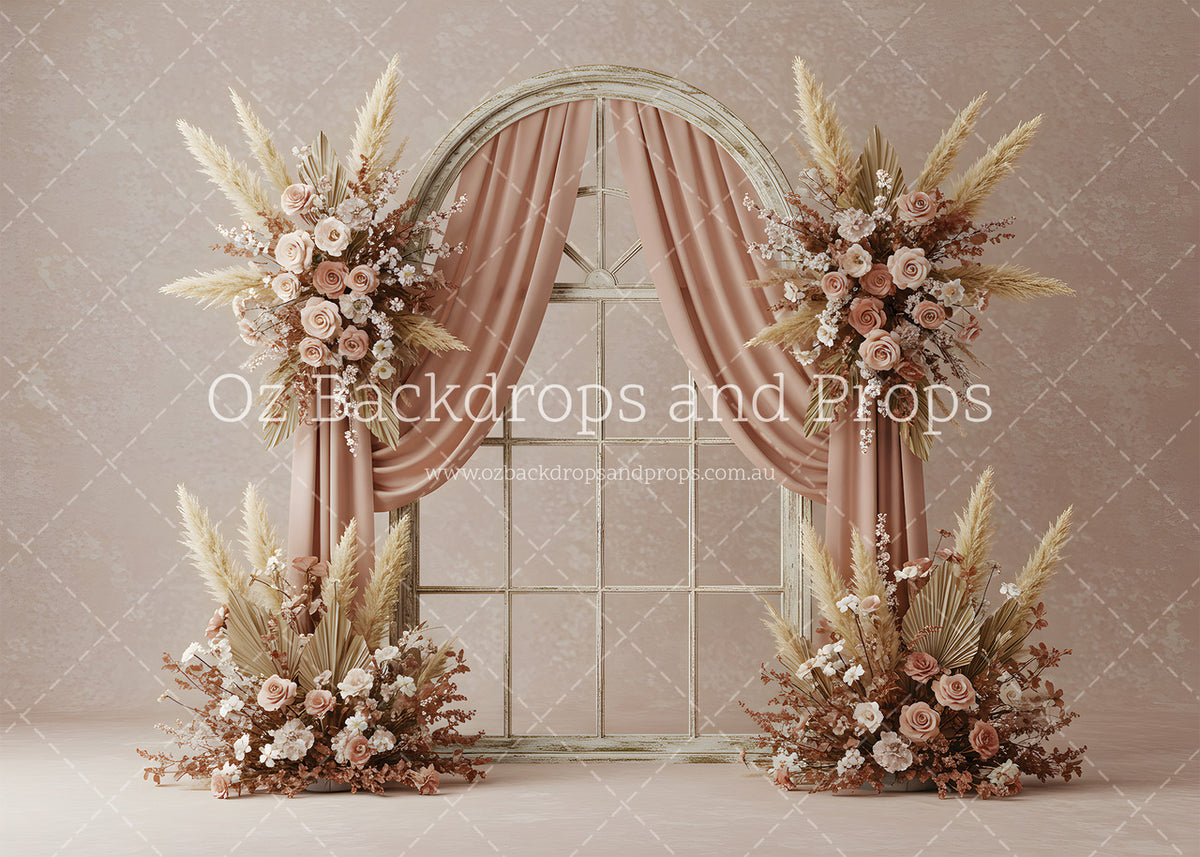 Boho Pampas Frame