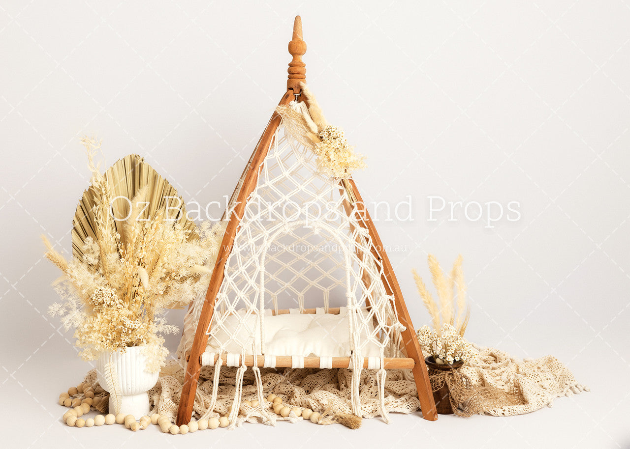 Boho Pampas Tent