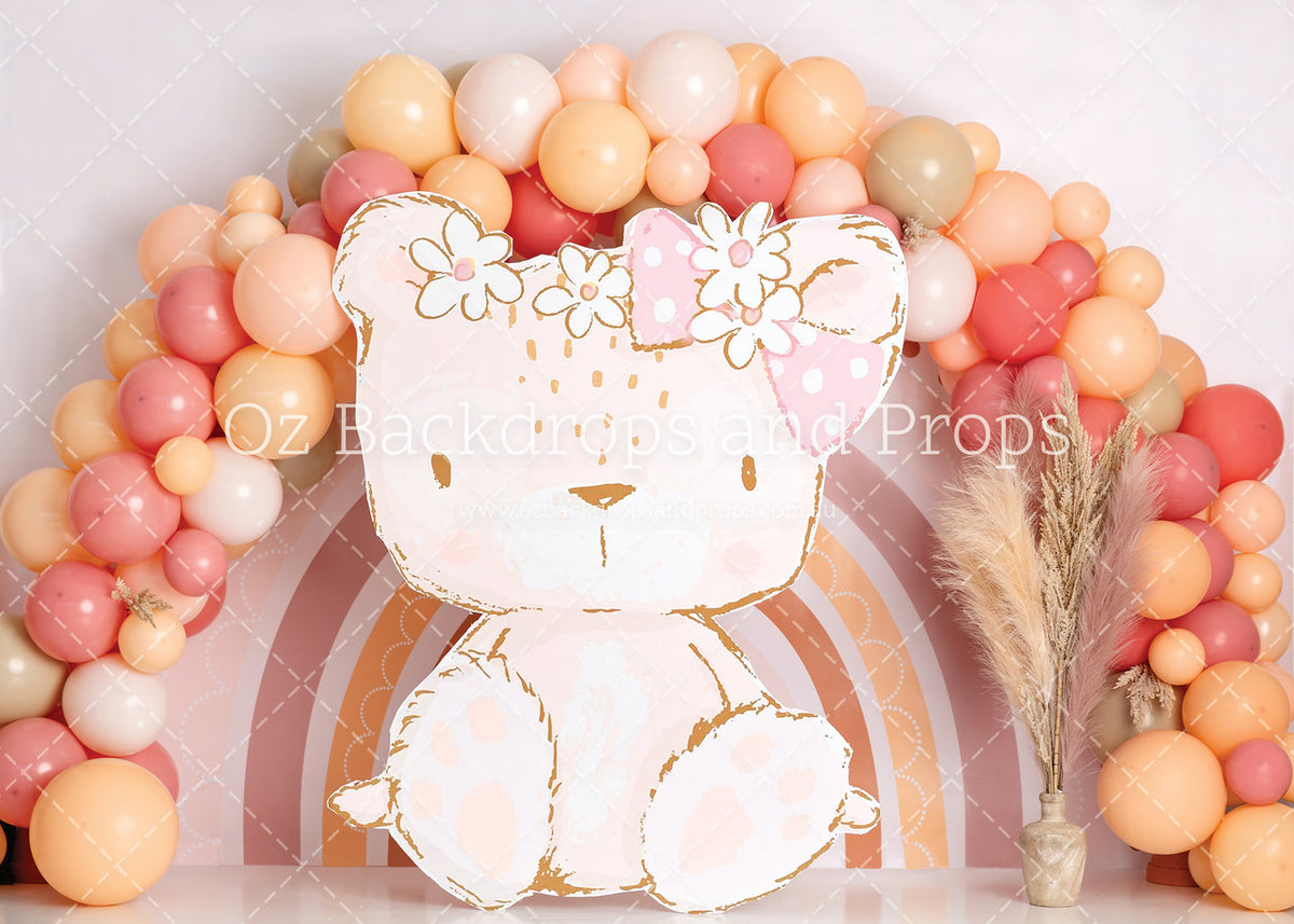 Boho Teddy Balloons