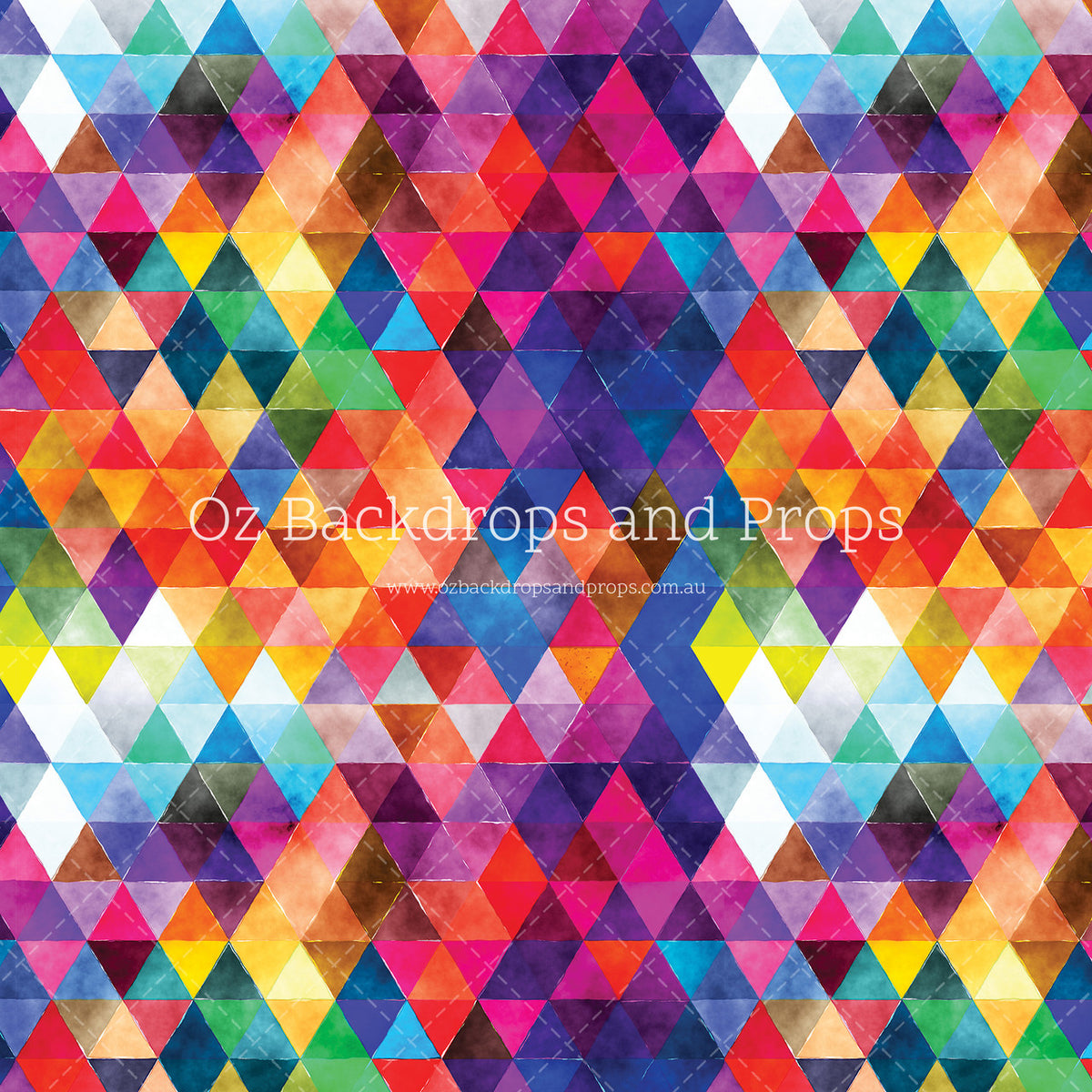 Bright Geo Triangles