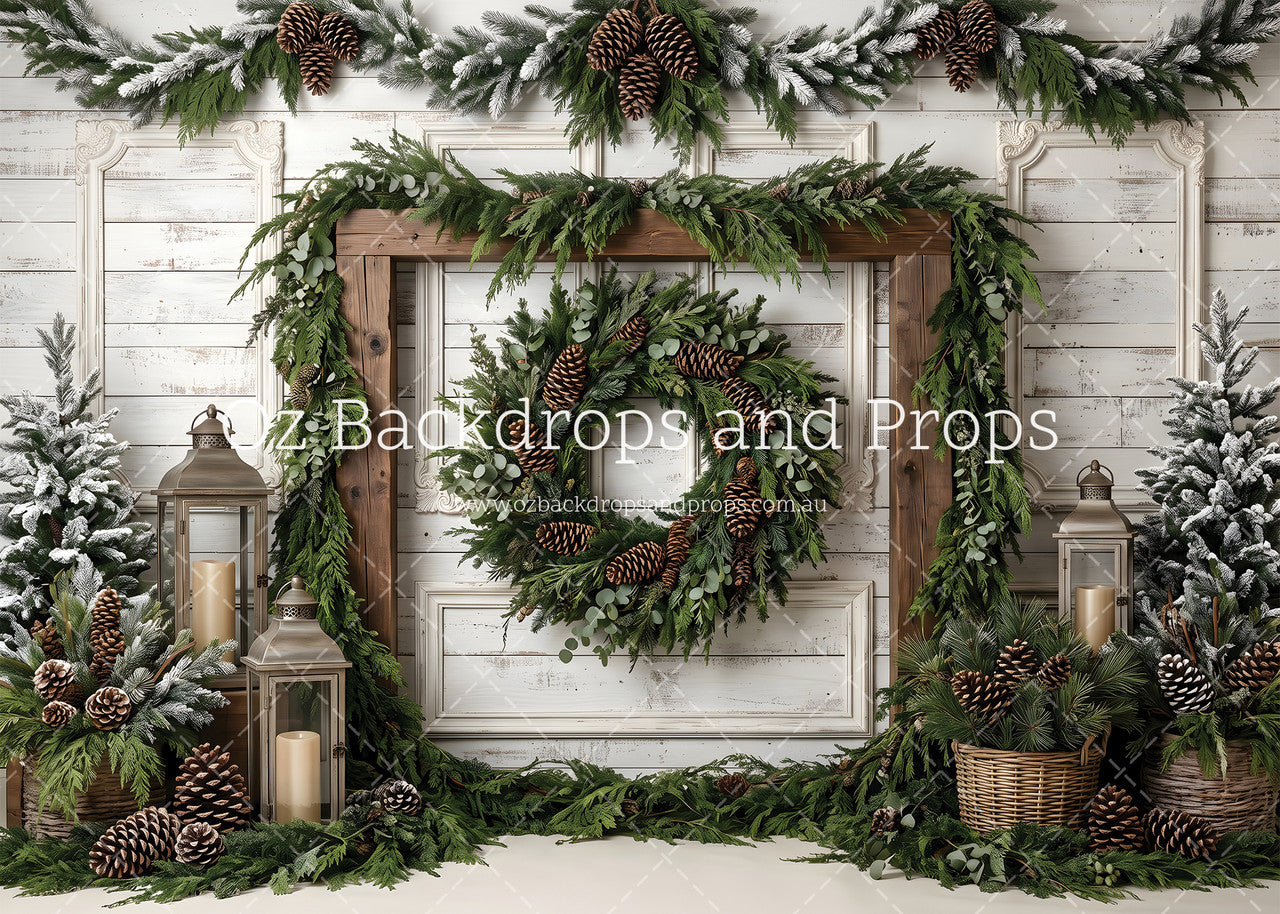 Bronze Lantern Pinecones