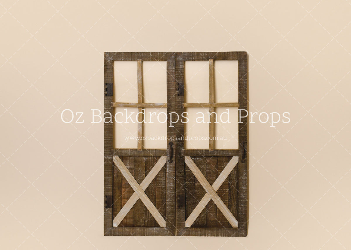 Brown Barn Doors