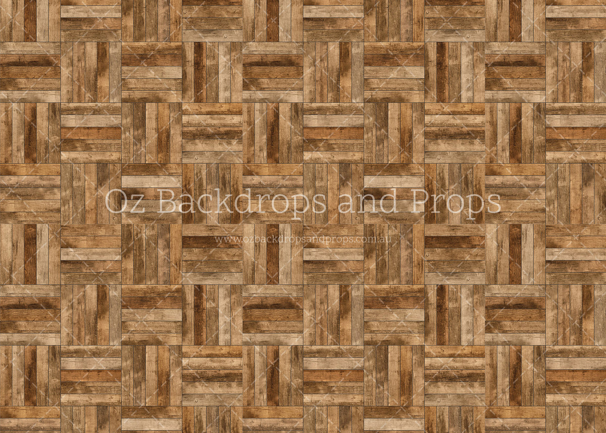 Brown Parquet Floor