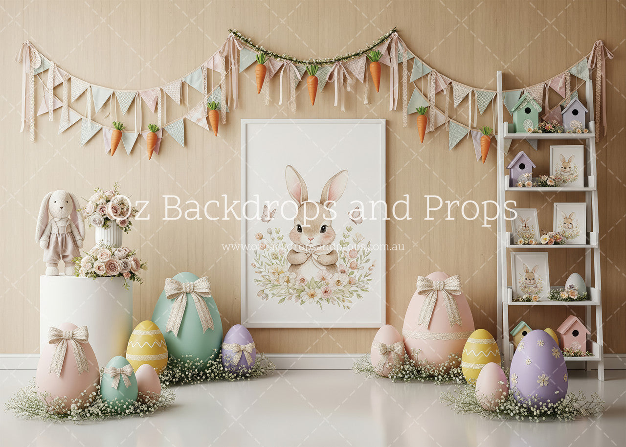 Bunny Bunting Portrait