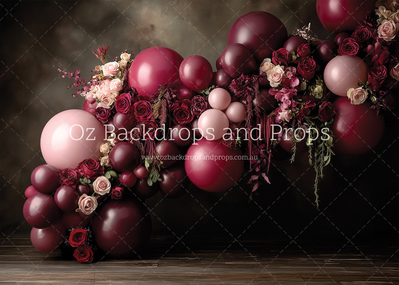Burgundy Balloons