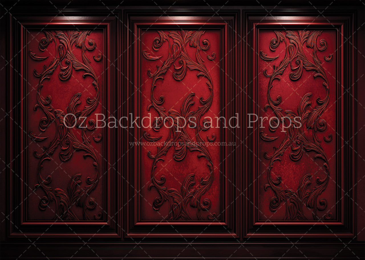 Burgundy Triptych