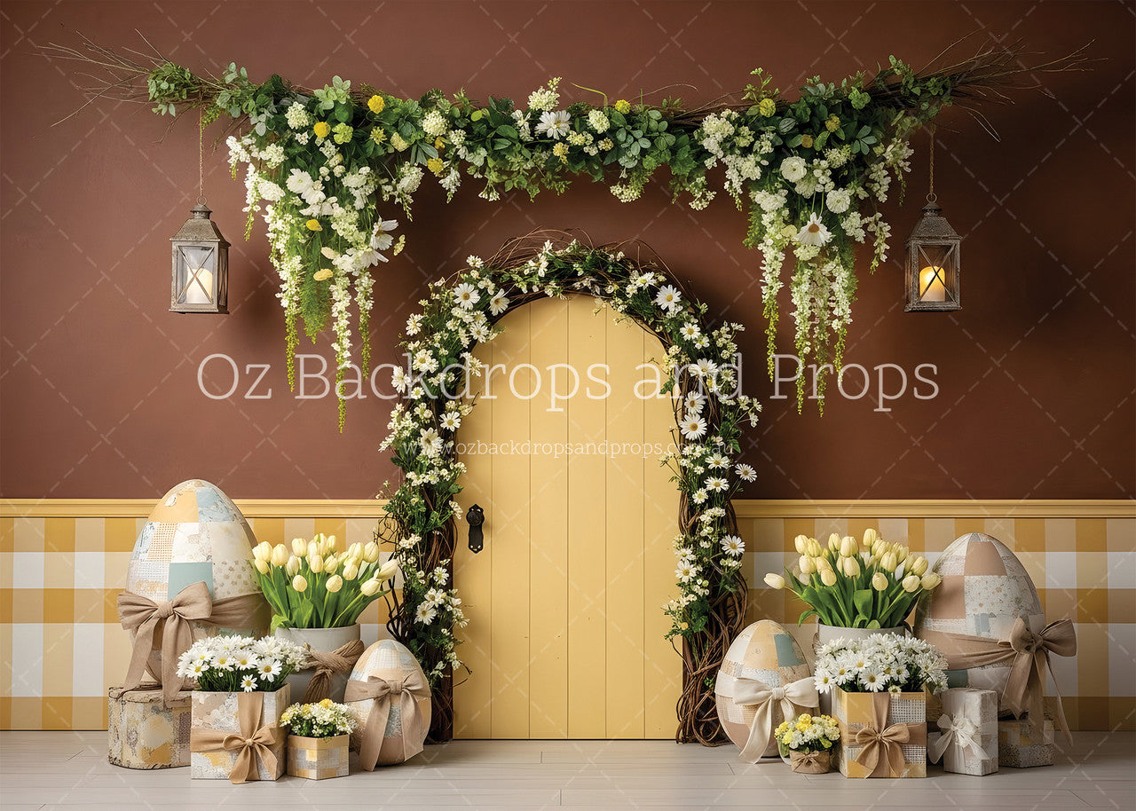 Buttercup Easter Door