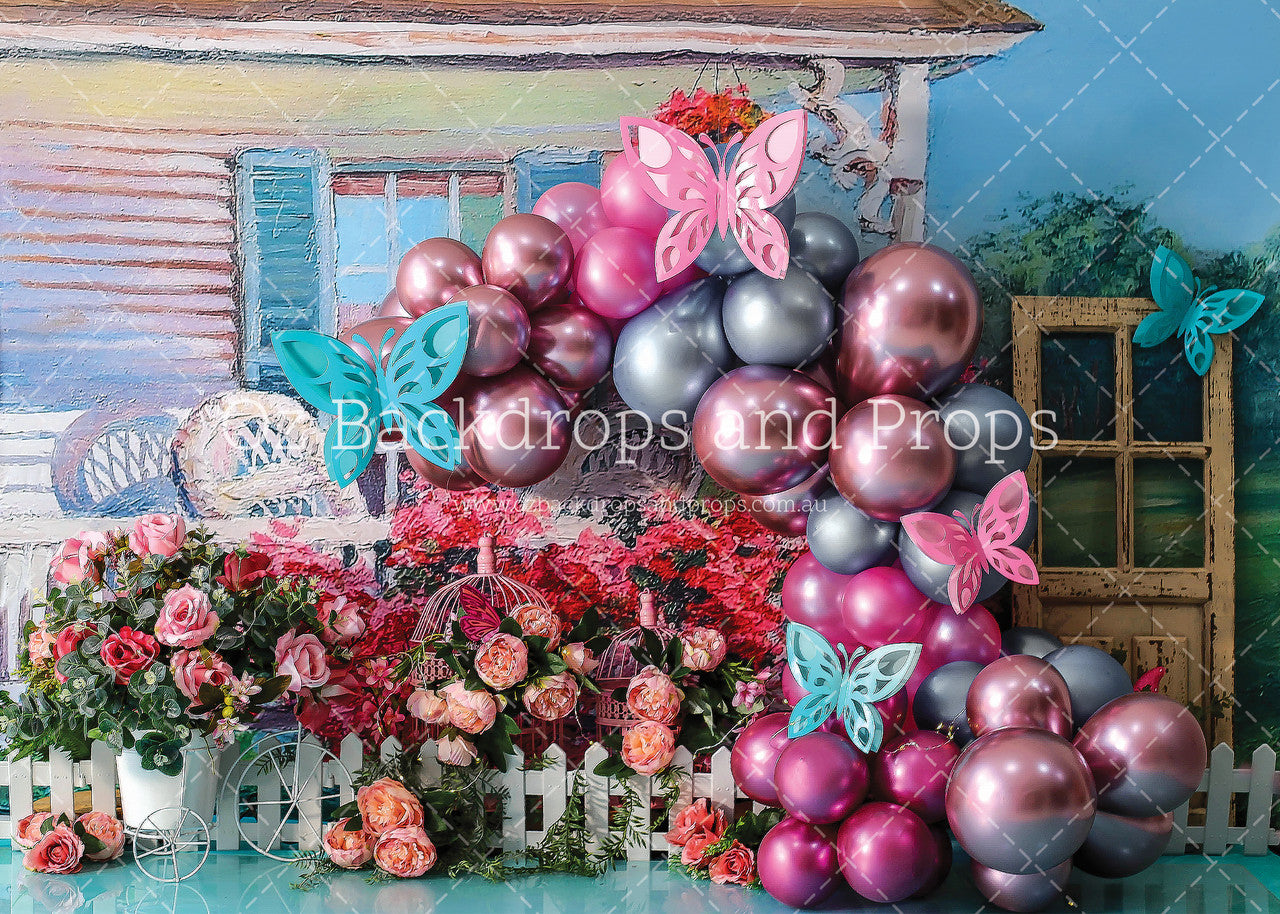 Butterfly Balloon Porch