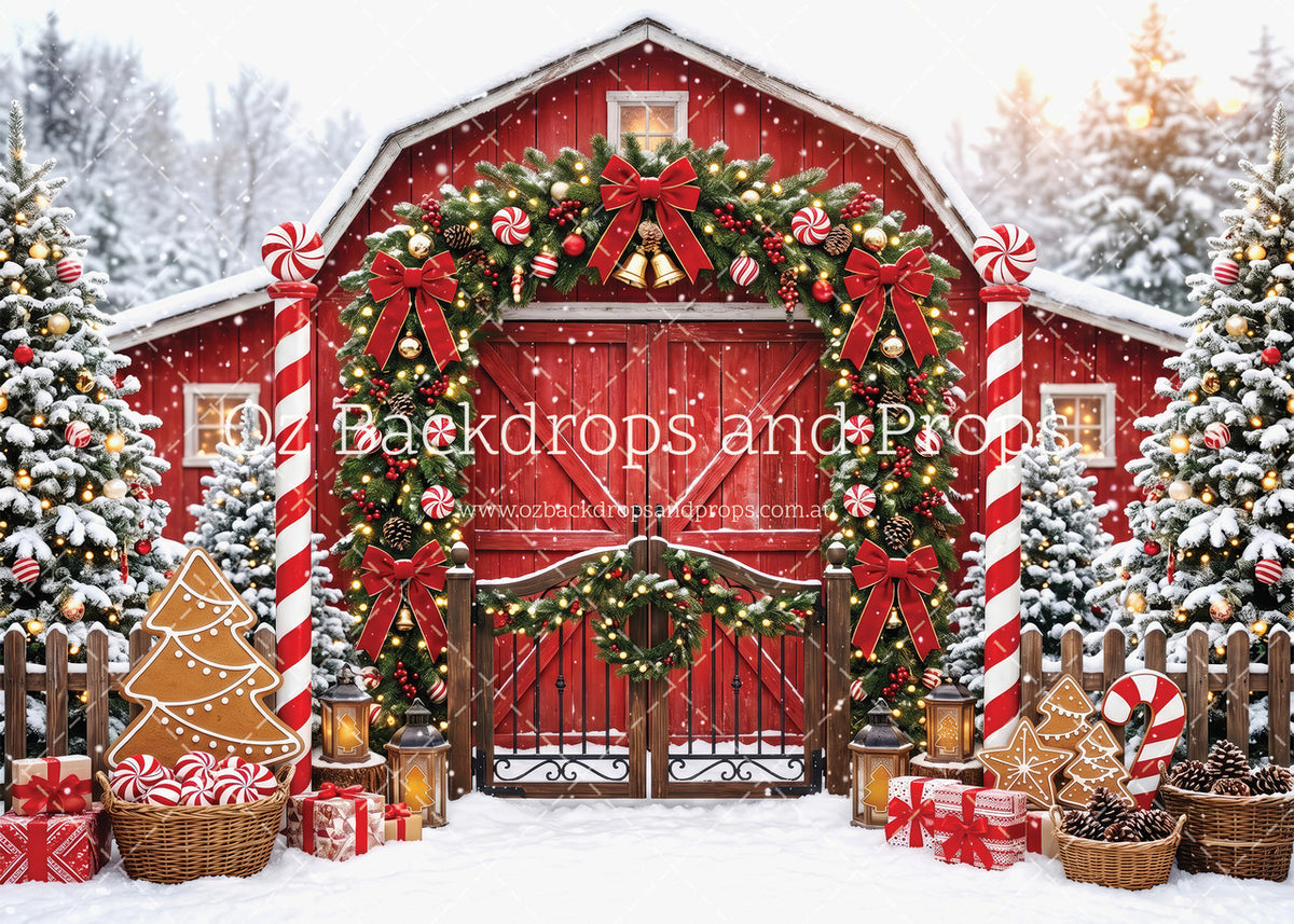 Candy Stripe Barn