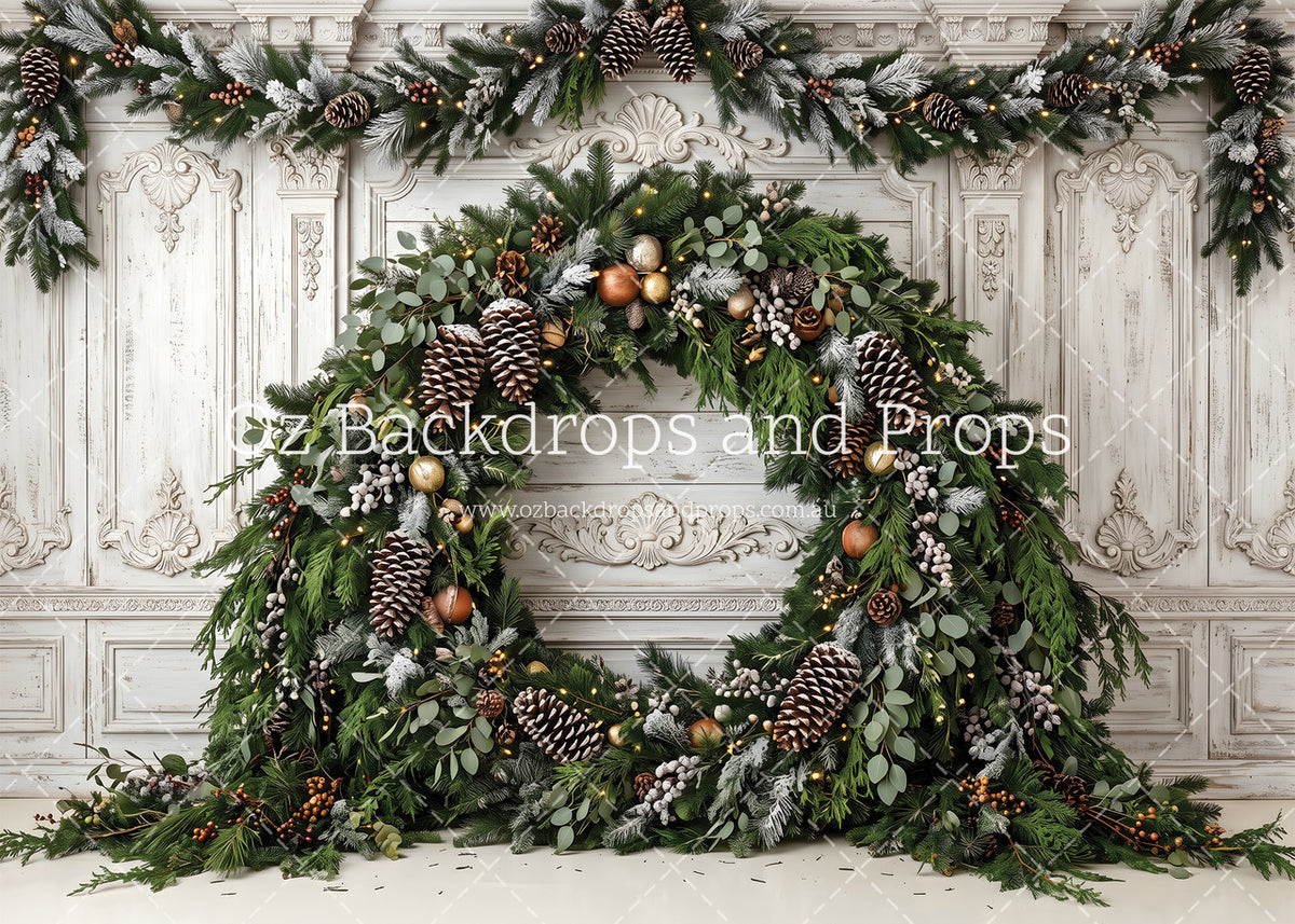 Carved Wall Wreath