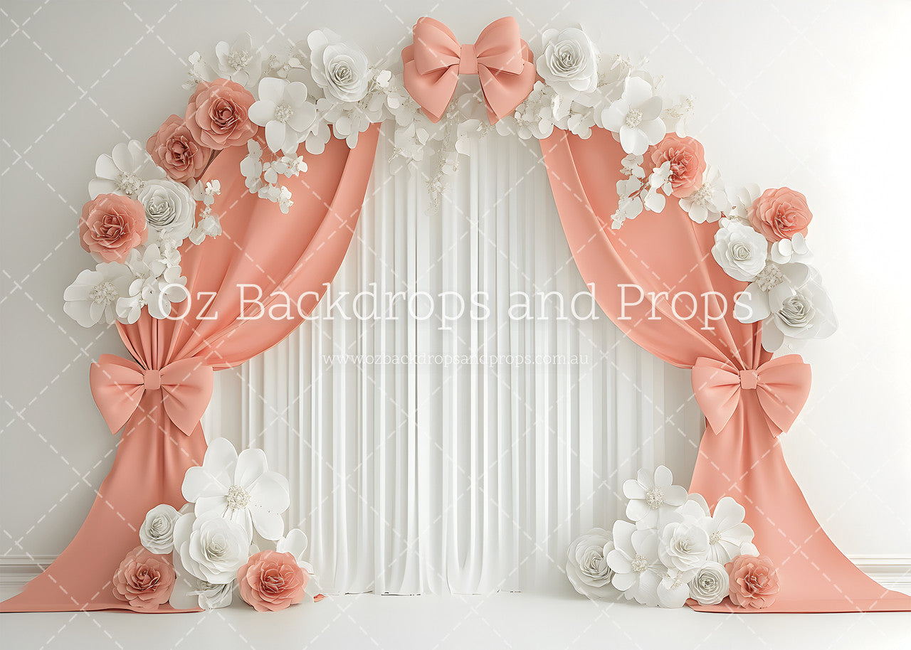 Chic Apricot Bows