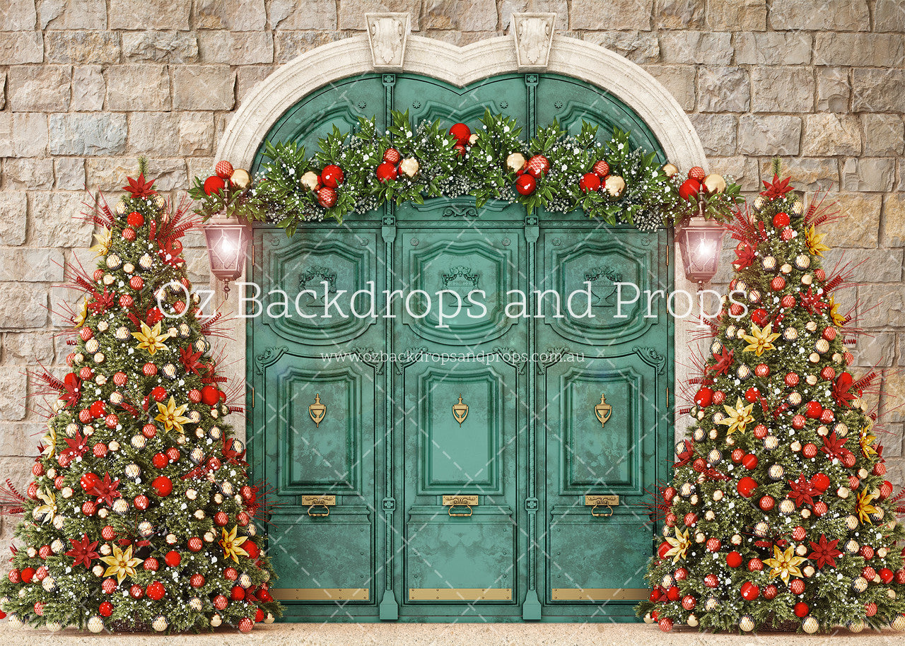 Christmas Castle Entrance