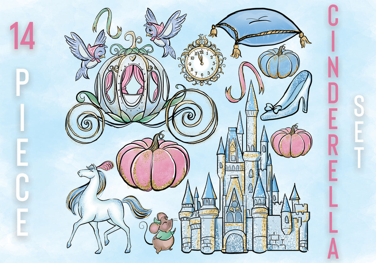 Cinderella Cutout Set (14 Piece)